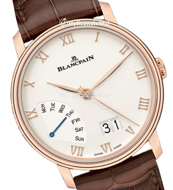 Blancpain Villeret Mens watch Unisex Automatic Red gold 6668-3642-55B