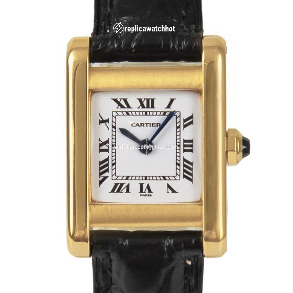 Cartier Tank Womens watch Manual winding Yellow gold 78093