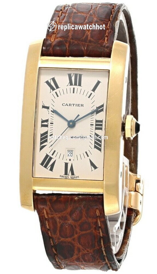 Cartier Tank Americaine Automatic Yellow gold 02052