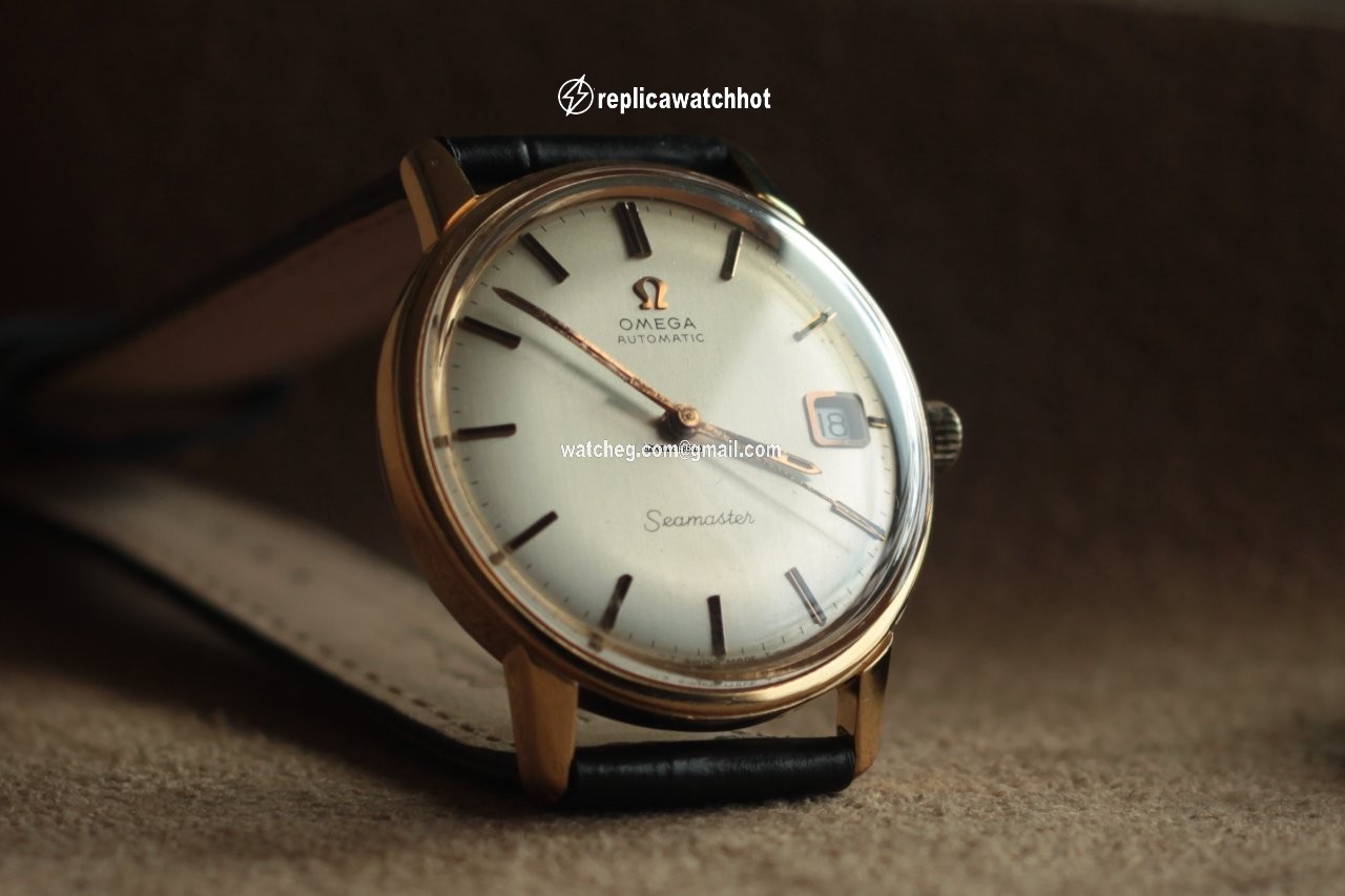 Omega Seamaster Mens watch Unisex Automatic Yellow gold 166.037 Vintage Seamaster