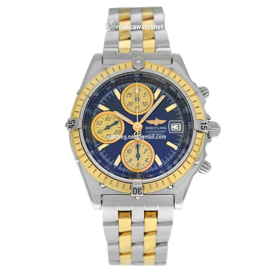 Breitling Mens watch Unisex Automatic Gold Steel D13050.1