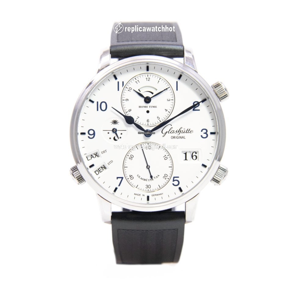 Glashtte Original Senator Cosmopolite Mens watch Unisex Automatic Steel 1-89-02-03-02-30