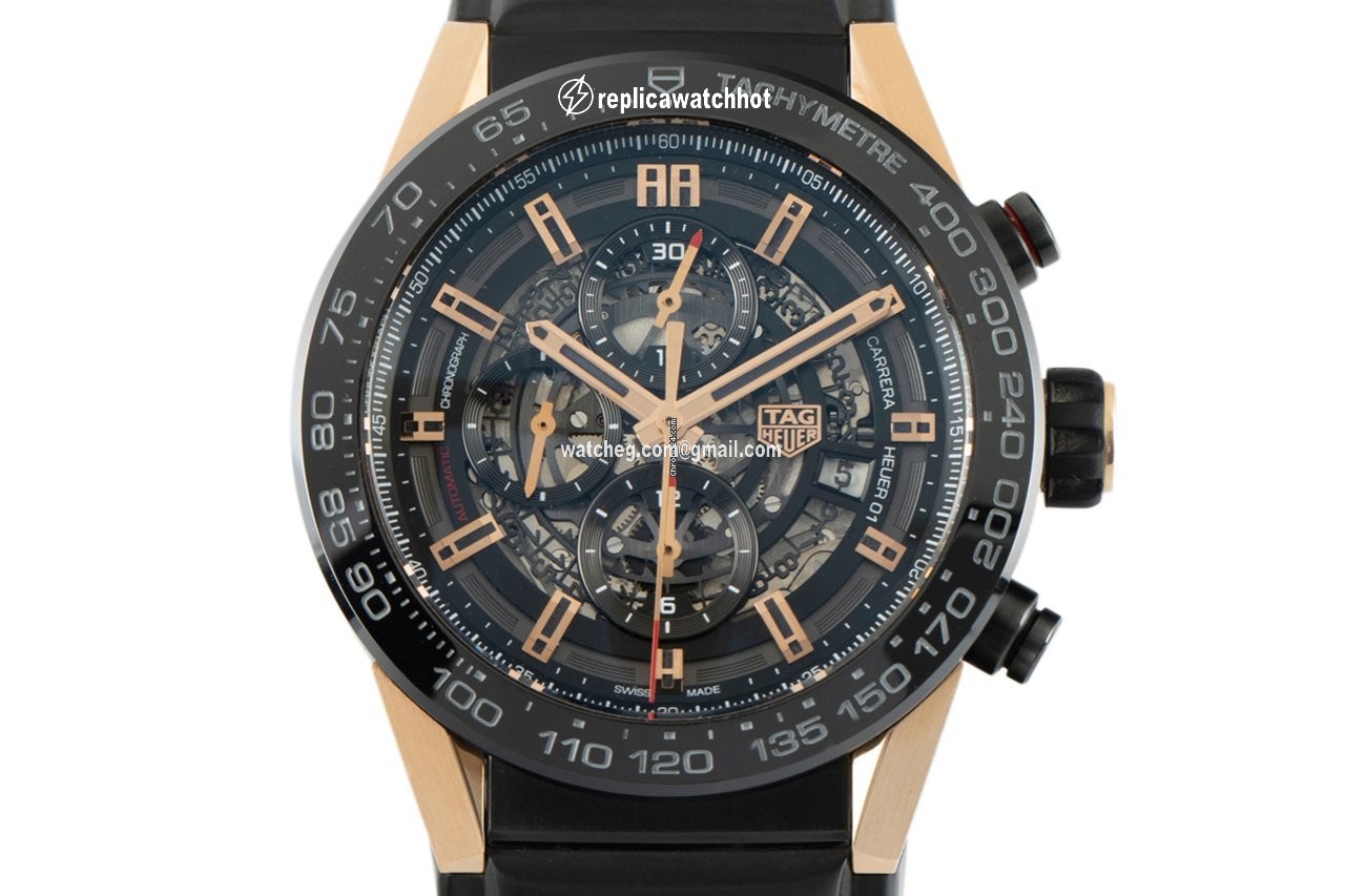 TAG Heuer Carrera Calibre HEUER 01 Mens watch Unisex Automatic Titanium CAR2A5A.FT6044