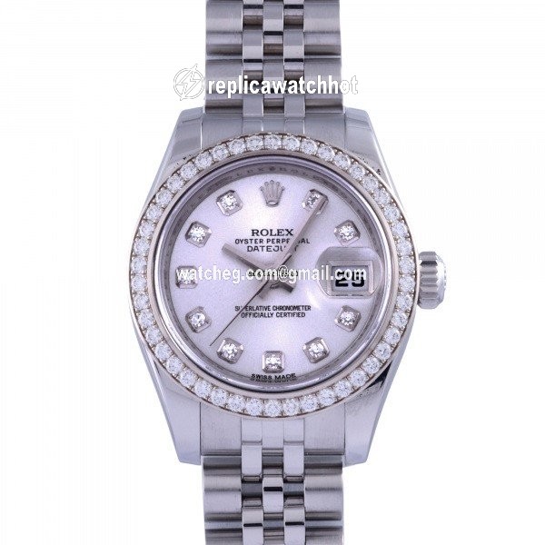 Rolex Lady-Datejust Gold Steel Automatic 179384G