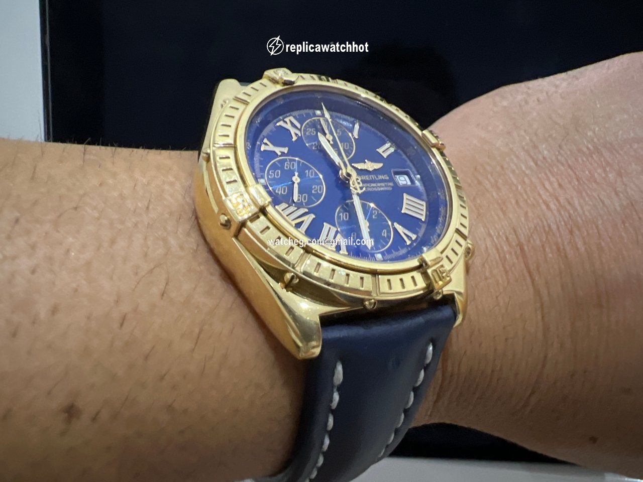 Breitling Crosswind Racing Mens watch Unisex Automatic Yellow gold K13355