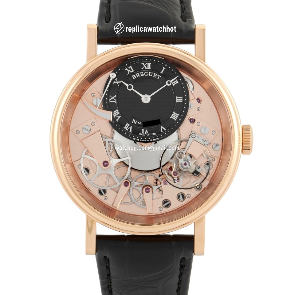 Breguet Tradition Mens watch Unisex Manual winding Rose gold 7057BR R9 9W6
