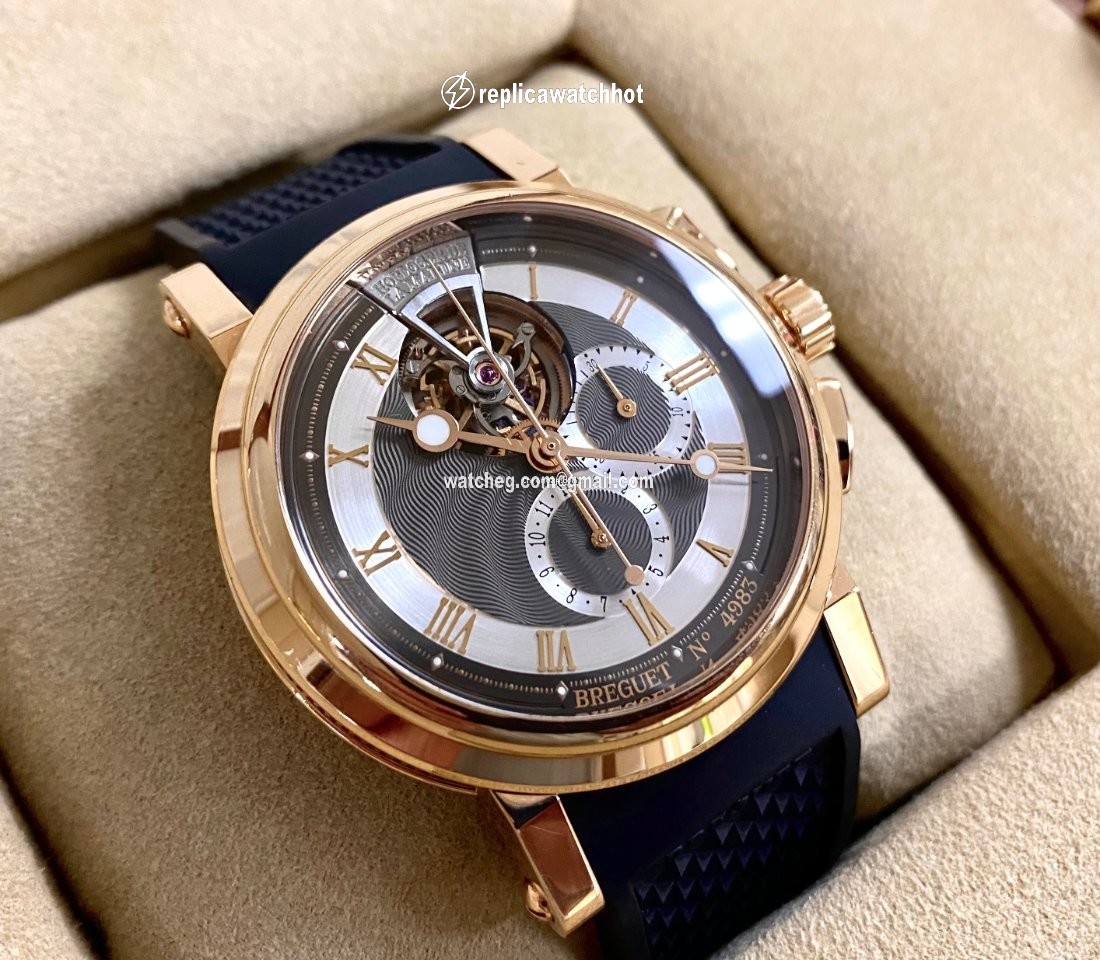 Breguet Marine Mens watch Unisex Manual winding Rose gold 5837BR 92 5ZU