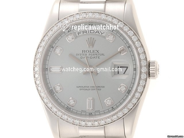 Rolex Day-Date 36 Mens watch Unisex Platinum Automatic 118346A
