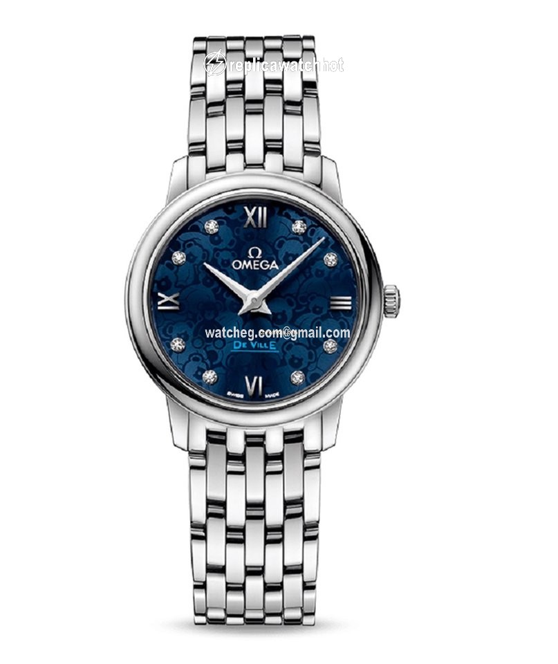 Omega De Ville Prestige Womens watch Quartz Steel 424.10.27.60.53.003