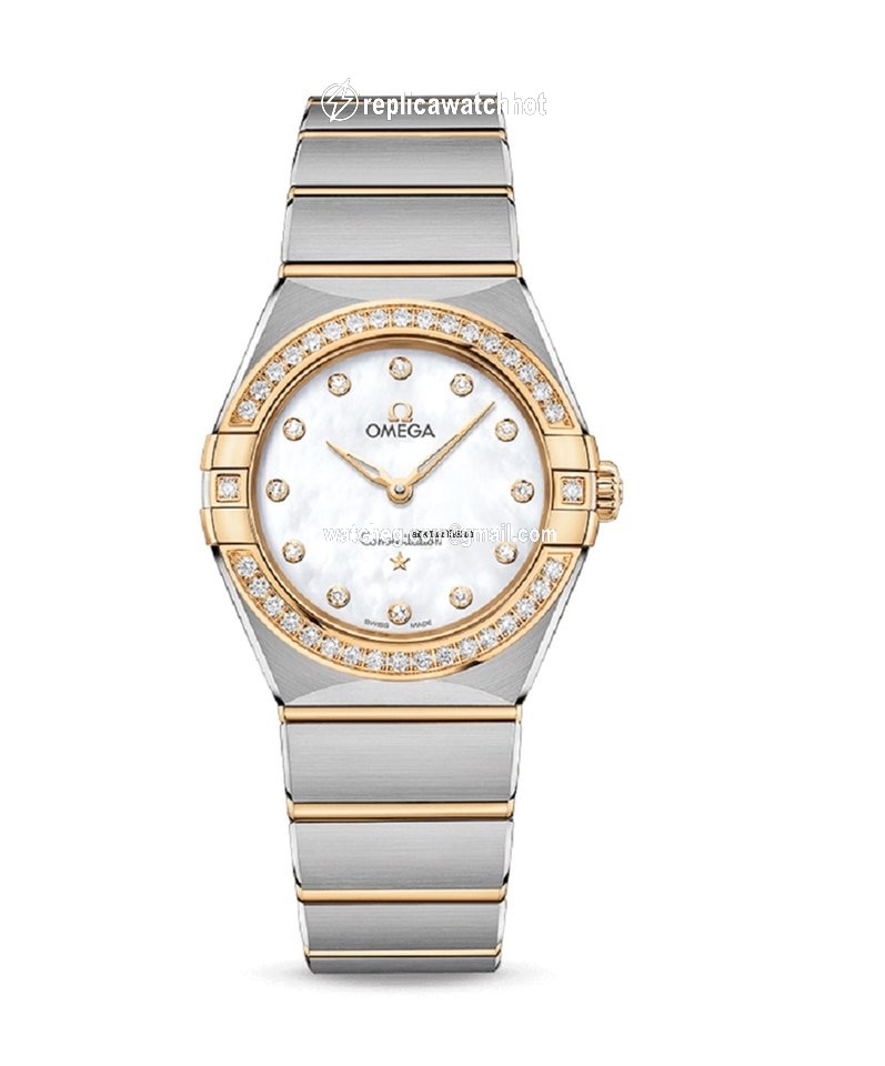 Omega Constellation Quartz Womens watch Quartz Gold Steel 131.25.28.60.55.002