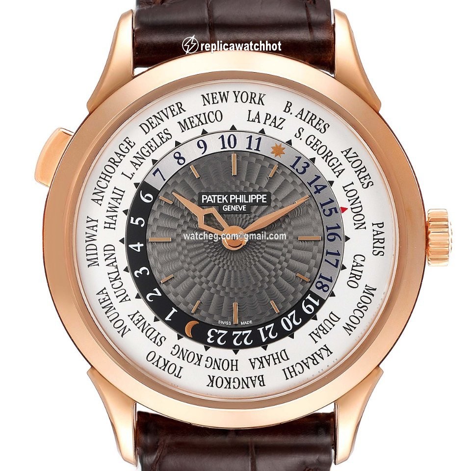 Patek Philippe World Time Mens watch Unisex Automatic Rose gold 5230R