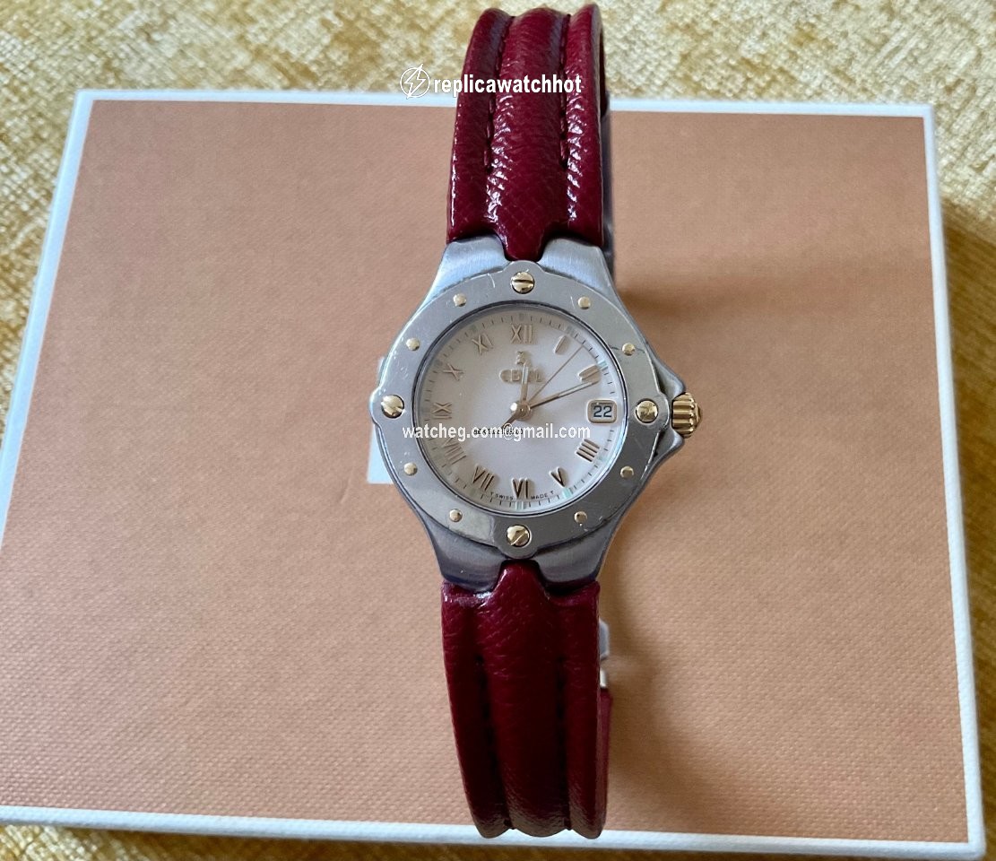 Ebel Sportwave Womens watch Quartz Gold Steel 6087621