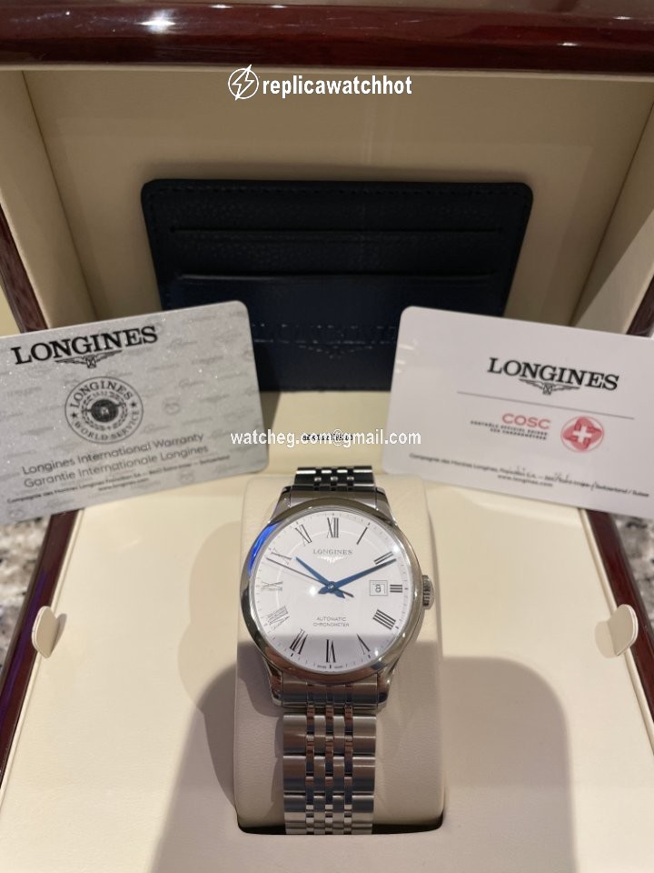 Longines Record Mens watch Unisex Automatic Steel L2.821.4.11.6