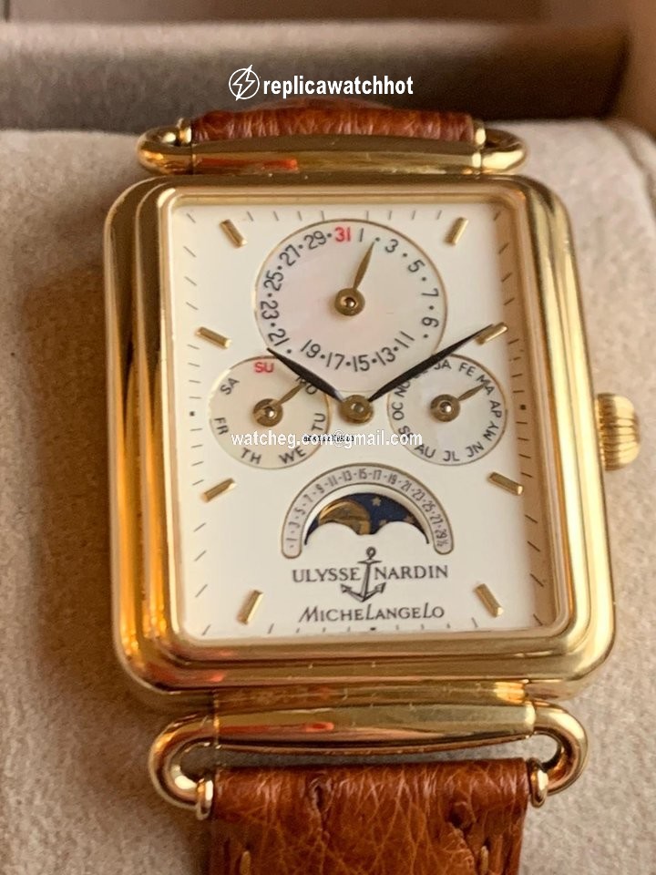 Ulysse Nardin Michelangelo Mens watch Unisex Automatic Yellow gold 161.42