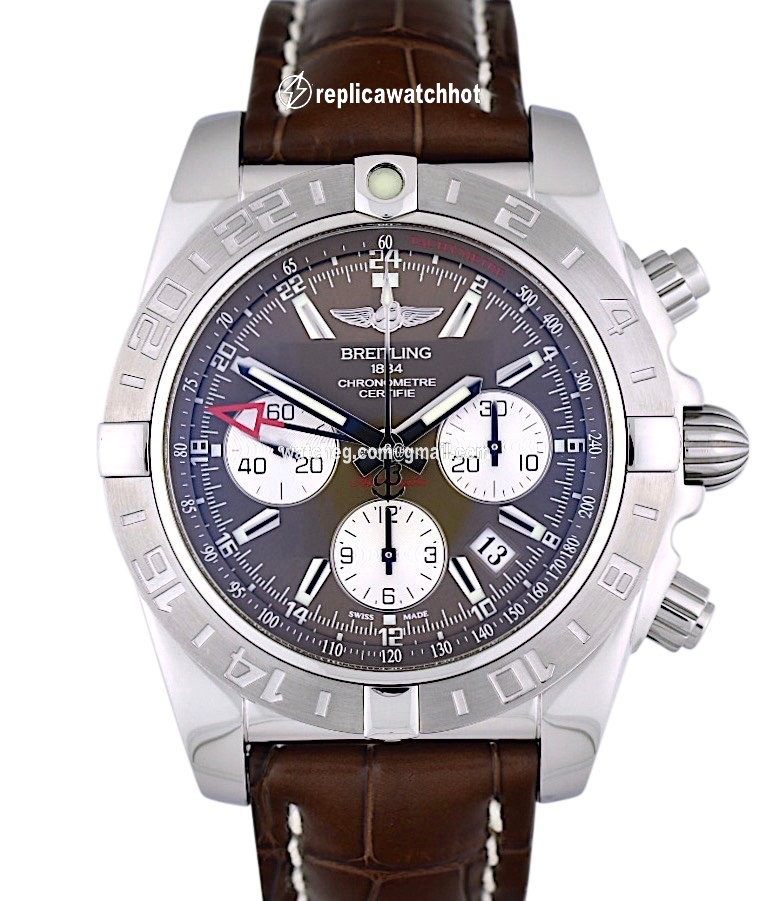 Breitling Chronomat 44 GMT Mens watch Unisex Automatic Steel AB042011 Q589