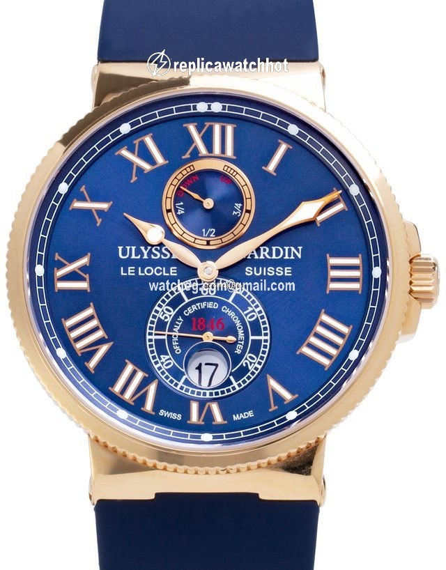 Ulysse Nardin Mens watch Unisex Automatic Rose gold 266-67