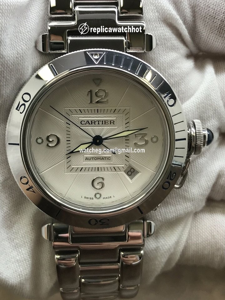 Cartier Pasha Automatic White gold 2353 W30137M9