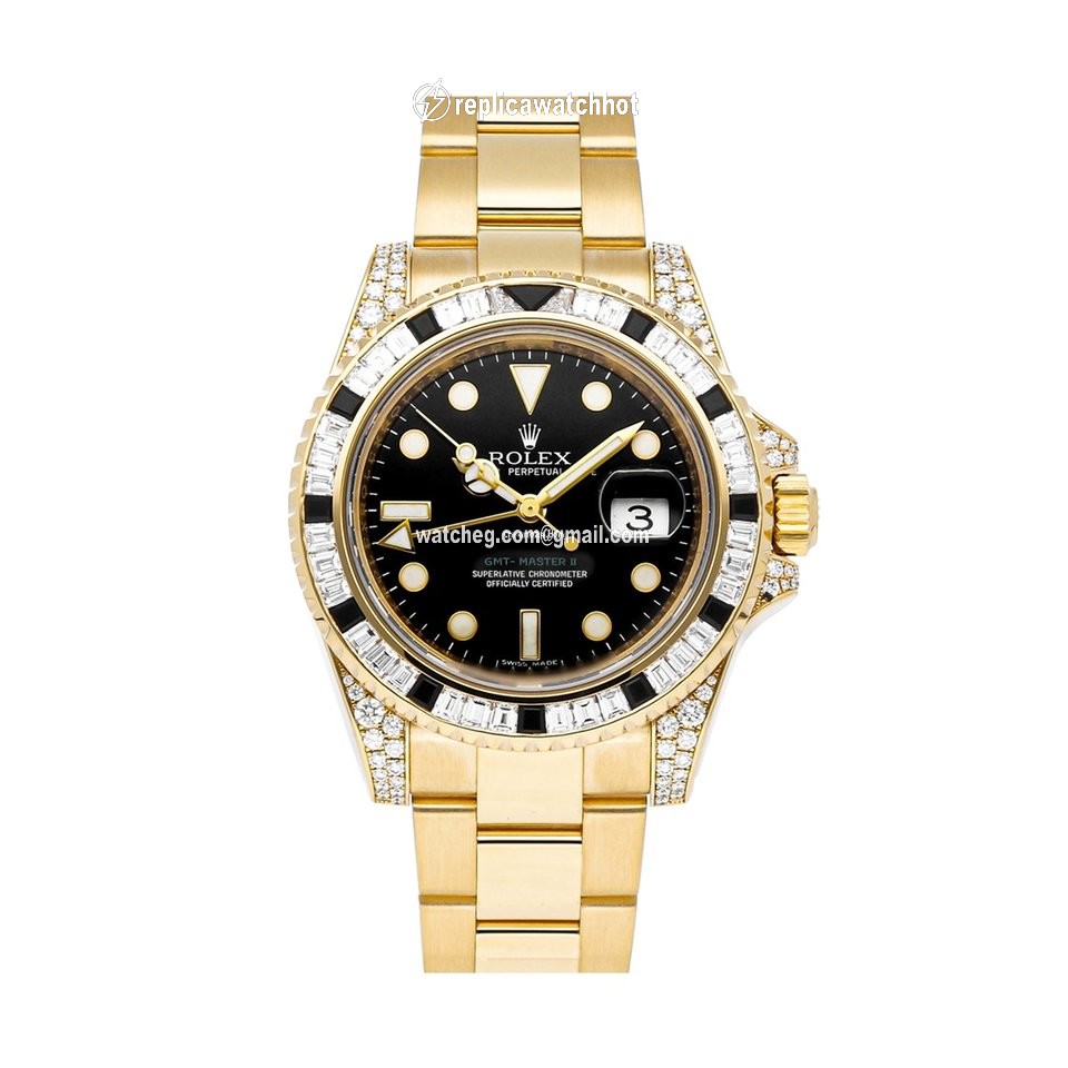 Rolex GMT-Master II Mens watch Unisex Yellow gold Automatic 116758SANR