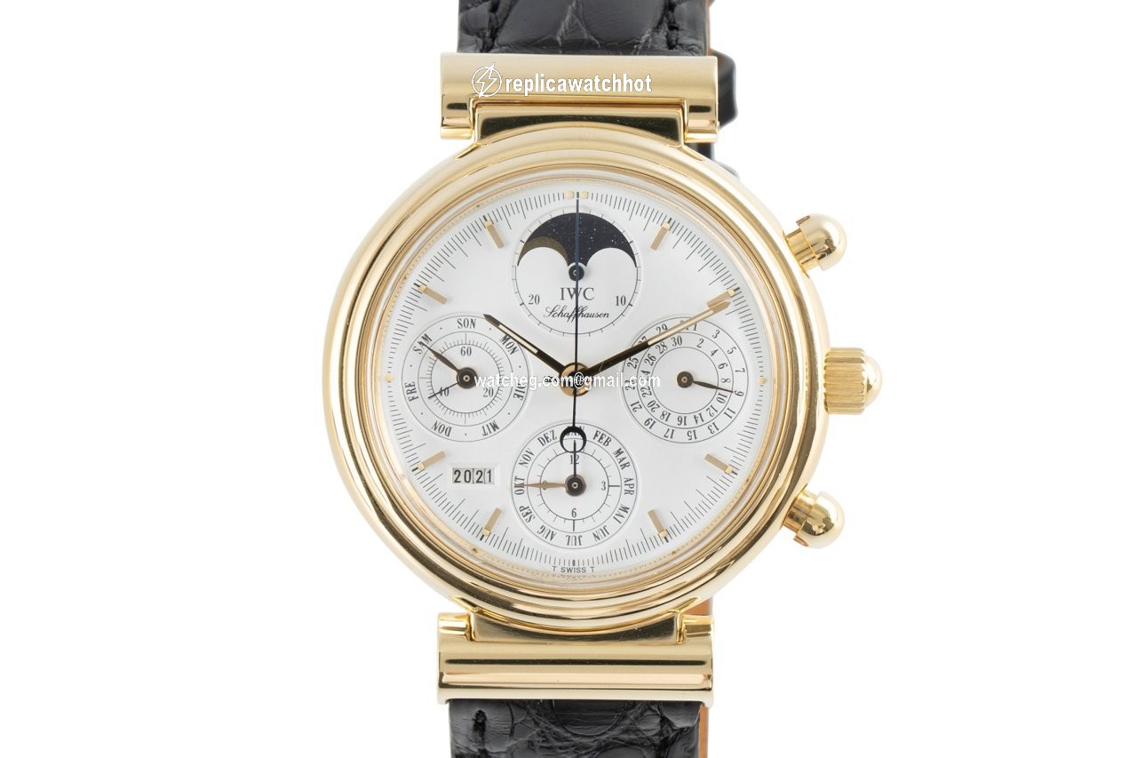 IWC Da Vinci Perpetual Calendar Mens watch Unisex Automatic Yellow gold 3750