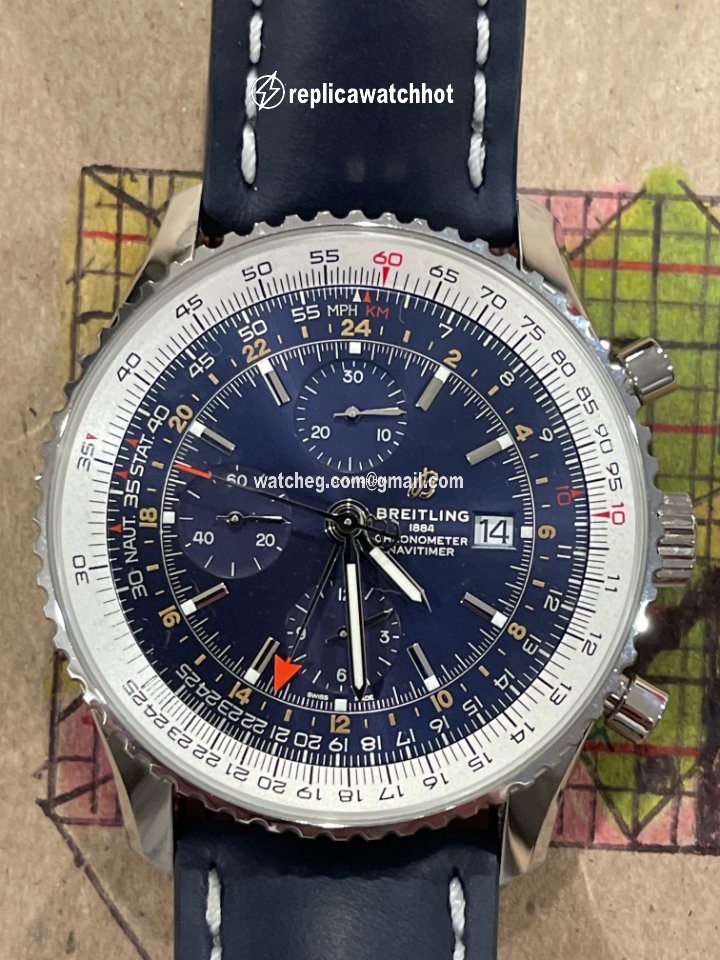Breitling Navitimer GMT Mens watch Unisex Automatic Steel A24322121C2X1