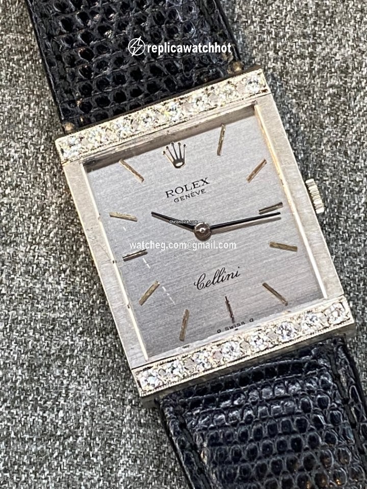 Rolex Cellini Mens watch Unisex White gold Manual winding 4014