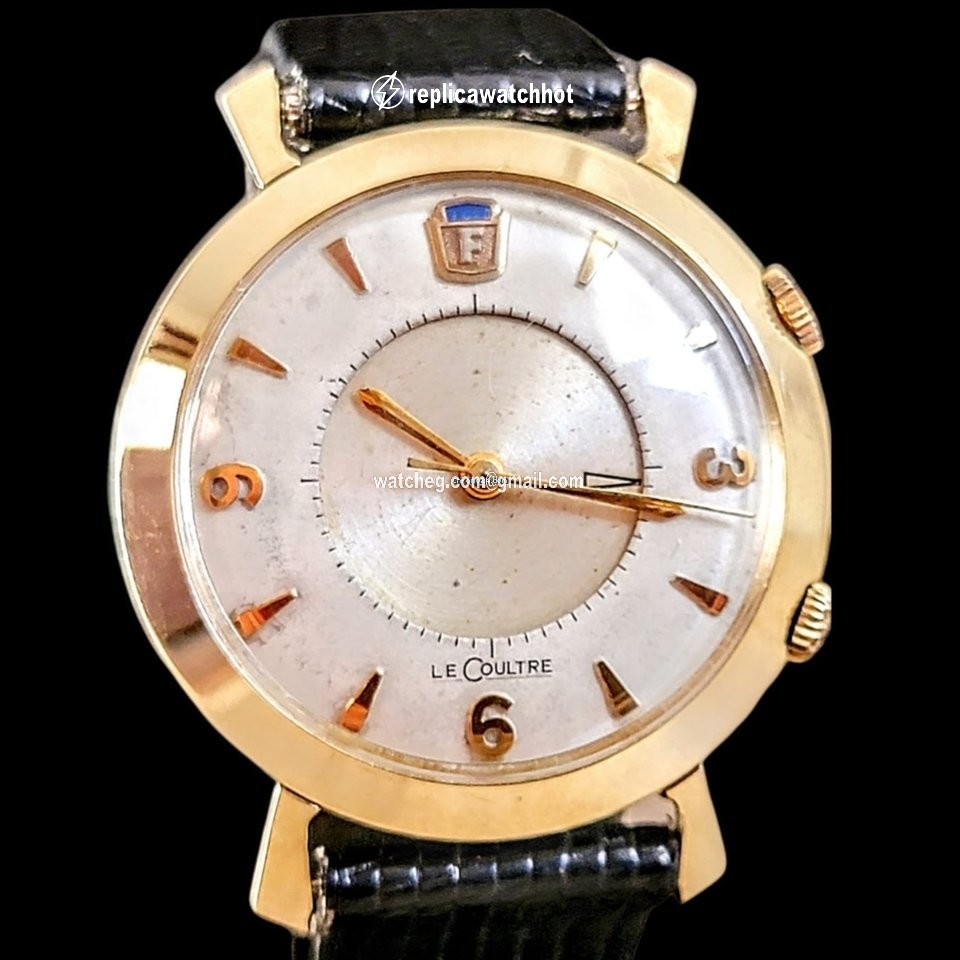 Jaeger-LeCoultre Mens watch Unisex Manual winding Gold Steel Jaeger-LeCoultre Memovox Ref. 3015