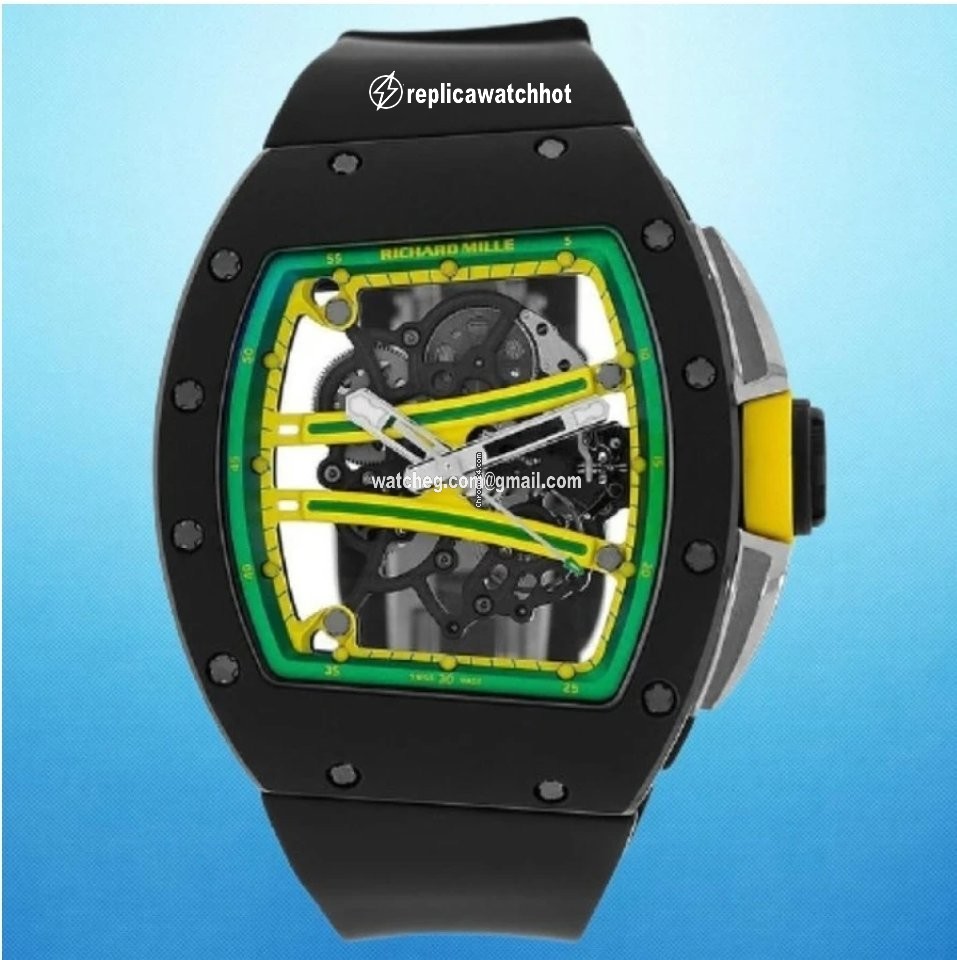 Richard Mille RM 061 Mens watch Unisex Manual winding Carbon RM61-01