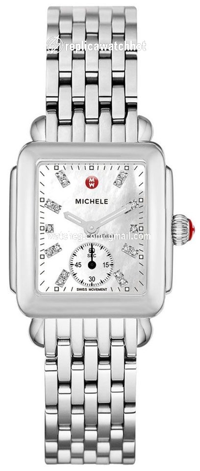 Michele Deco Quartz Steel MWW06V000002