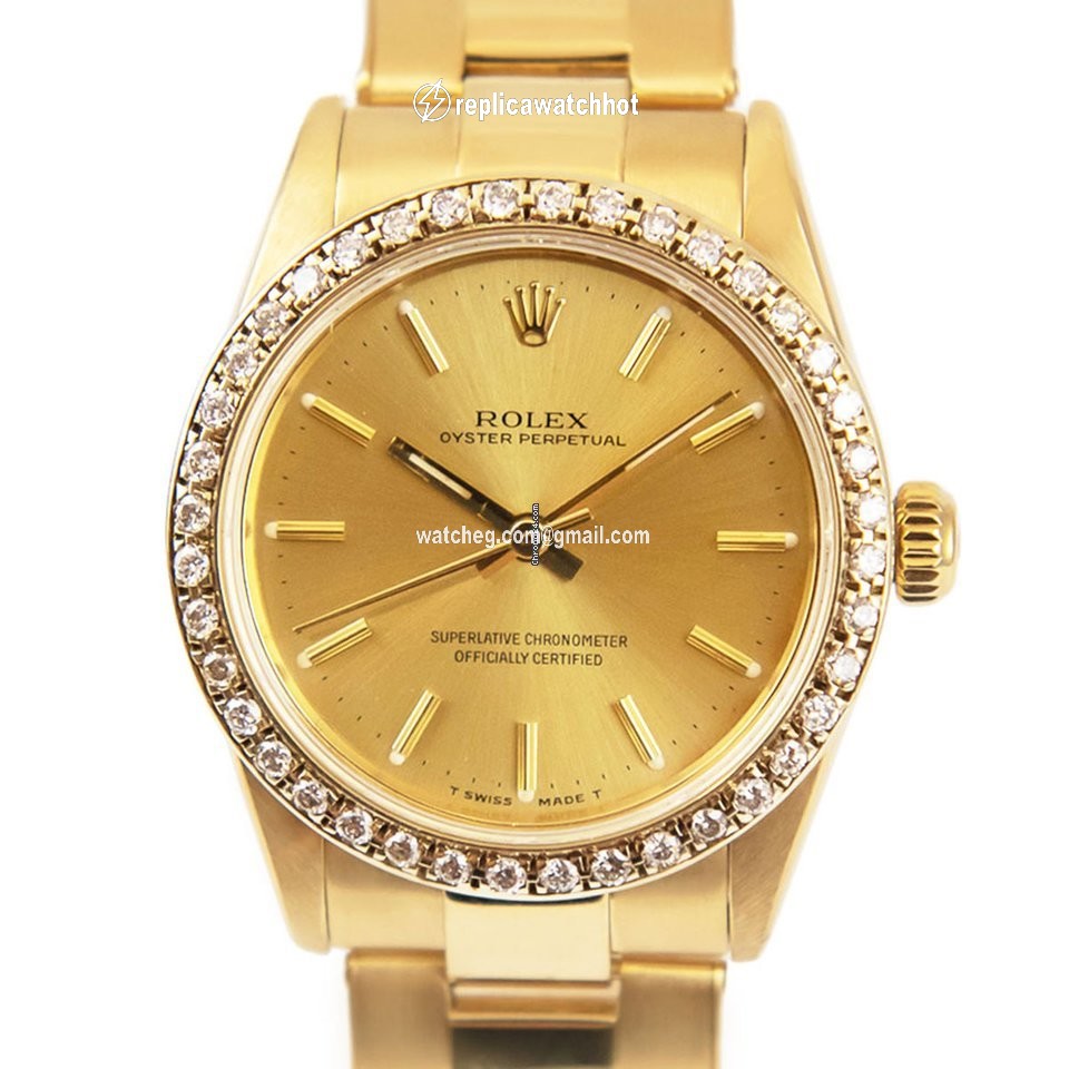 Rolex Oyster Perpetual 31 Womens watch Yellow gold Automatic 67518