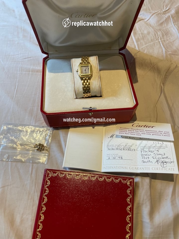 Cartier Panthere Womens watch Quartz Yellow gold 1070