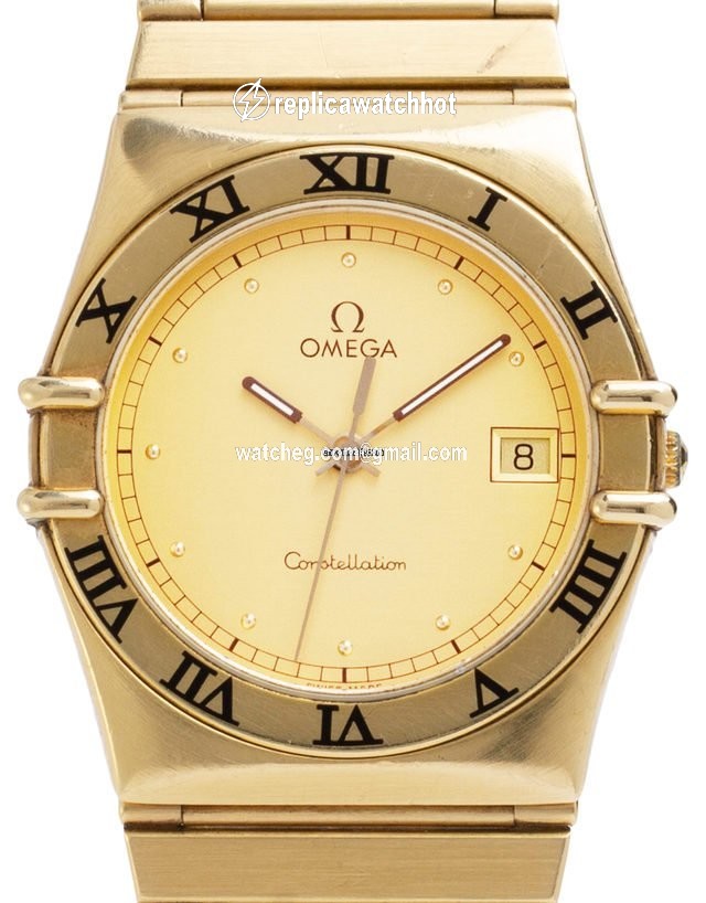 Omega Constellation Mens watch Unisex Quartz Yellow gold 1112.30.00