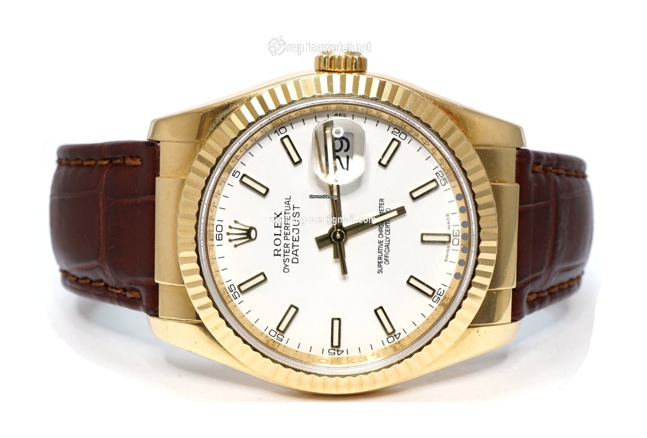 Rolex Datejust 36 Mens watch Unisex Yellow gold Automatic 116138