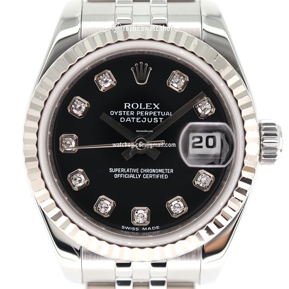 Rolex Lady-Datejust Gold Steel Automatic 179174G