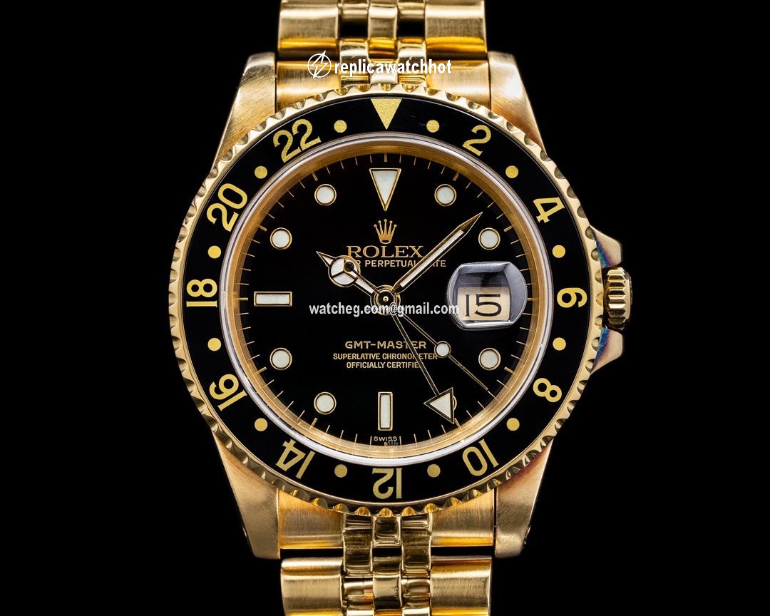 Rolex GMT-Master Mens watch Unisex Yellow gold Automatic 16758