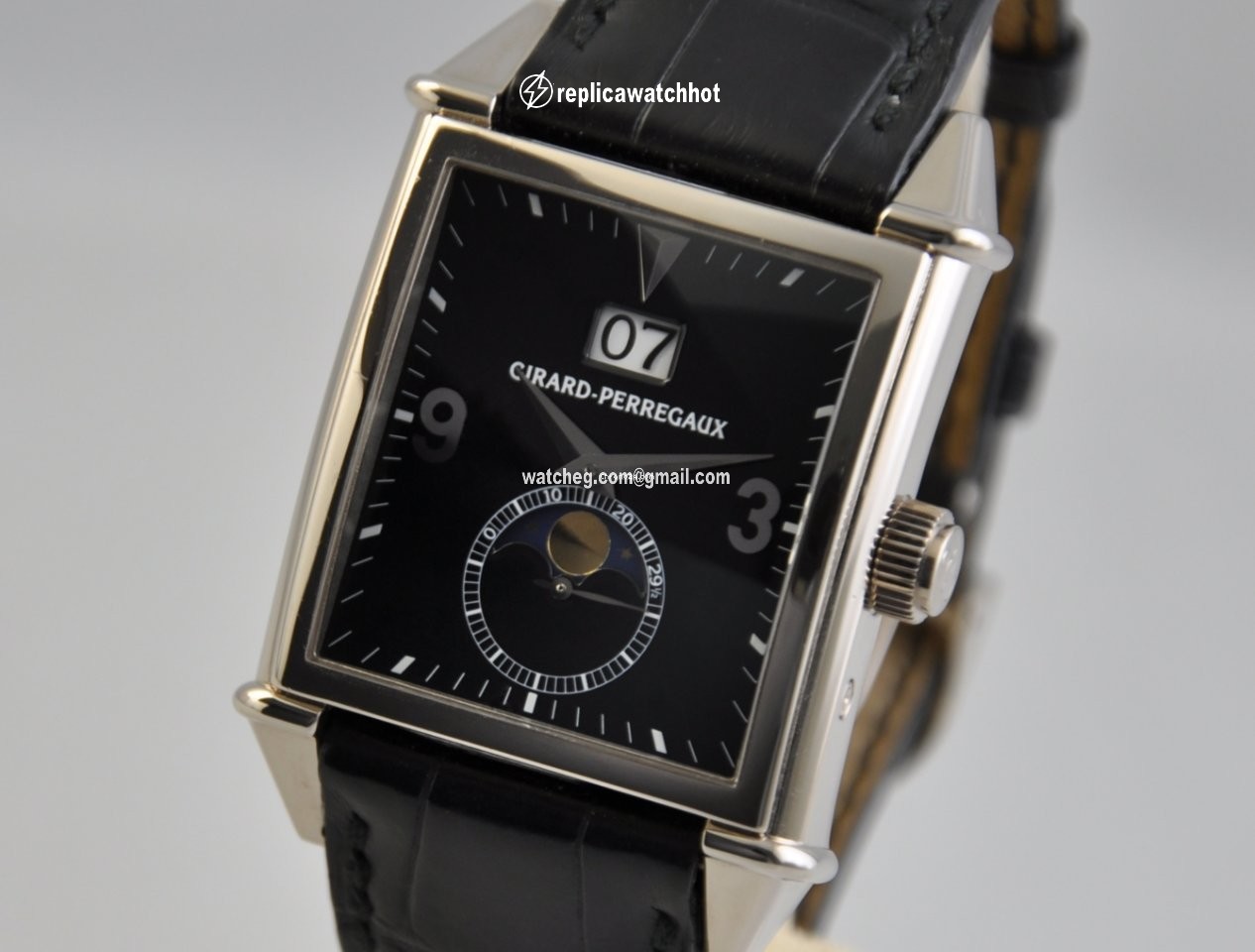 Girard Perregaux Vintage 1945 Mens watch Unisex Automatic White gold 2580