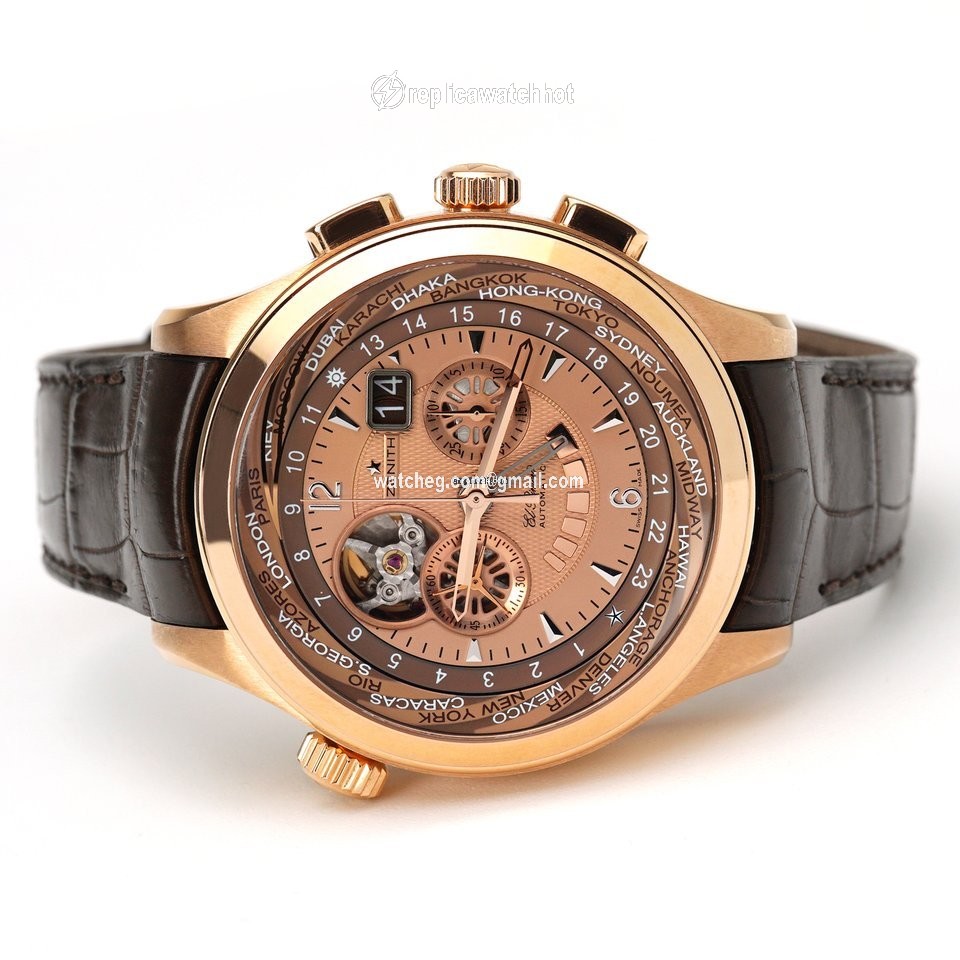 Zenith Mens watch Unisex Automatic Rose gold 18.0520.4037 71.C491