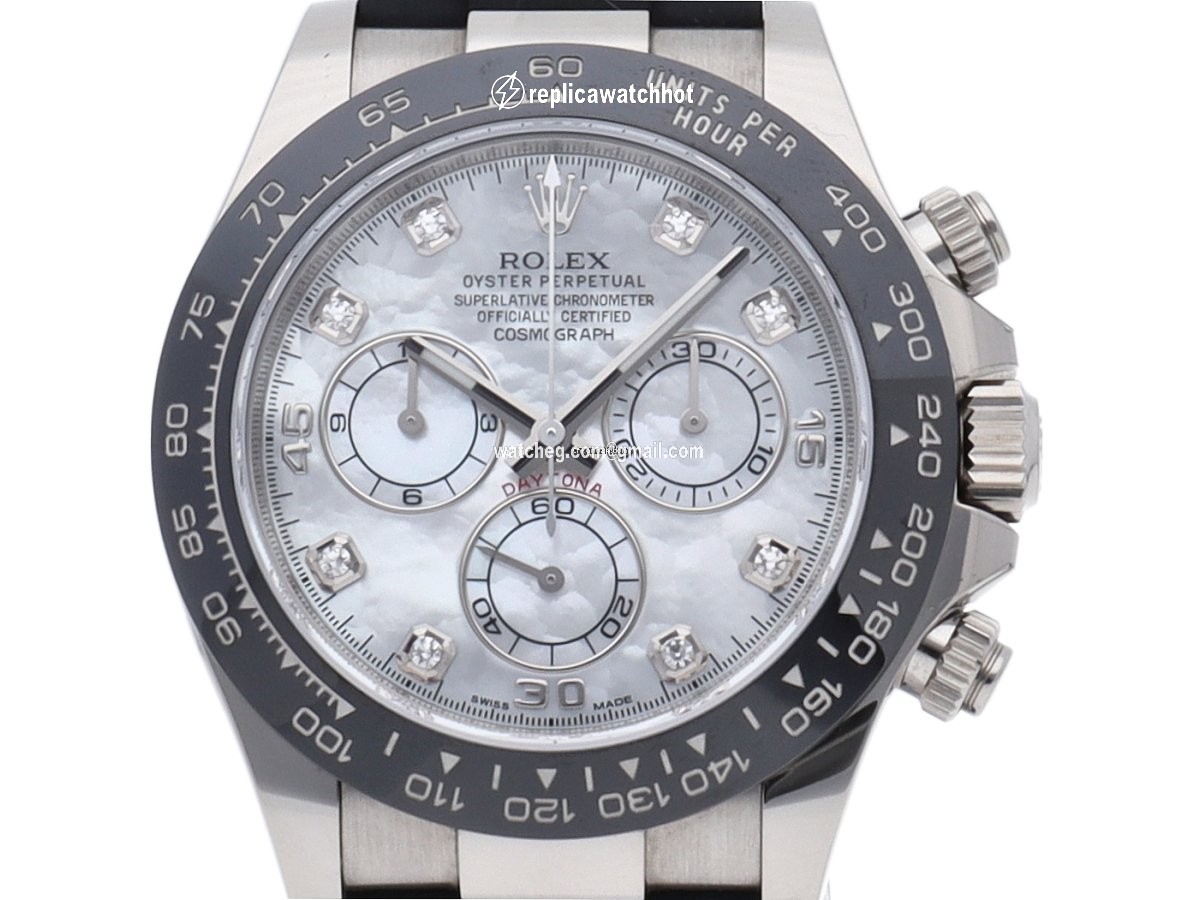 Rolex Daytona Mens watch Unisex White gold Automatic 116519LNNG