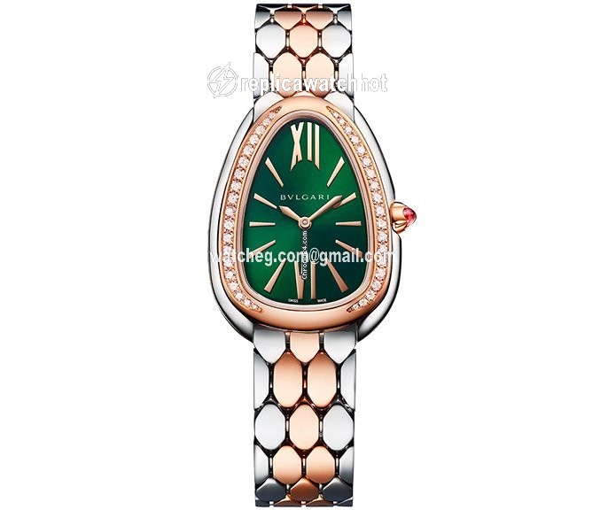 Bulgari Serpenti Womens watch Quartz Gold Steel 103526