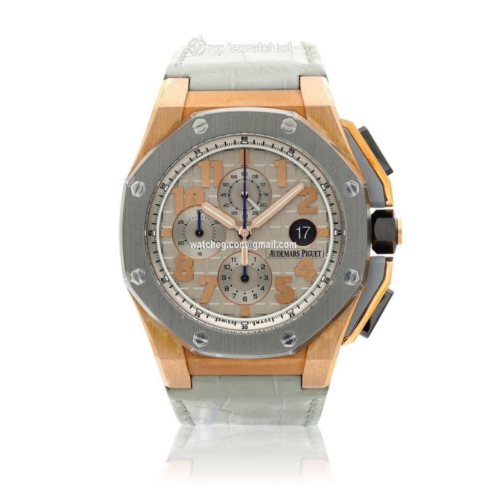 Audemars Piguet Royal Oak Offshore Chronograph Mens watch Unisex Automatic Rose gold 26210OI