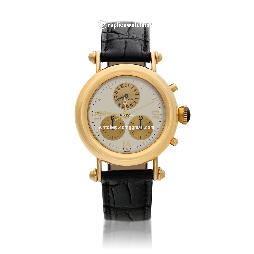 Cartier Diabolo Mens watch Unisex Quartz Yellow gold 1400 0