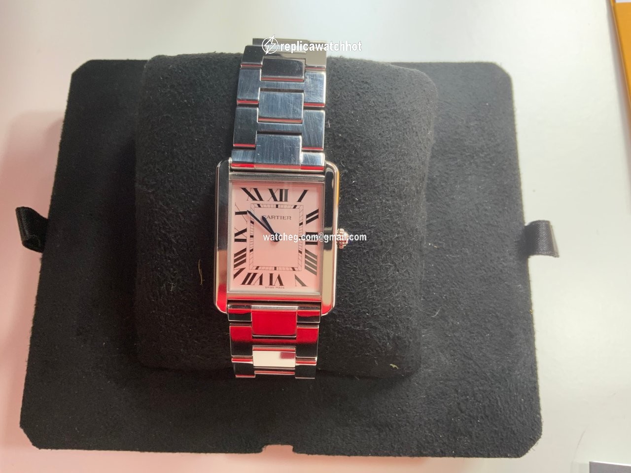 Cartier Tank Solo Mens watch Unisex Quartz Steel W5200014