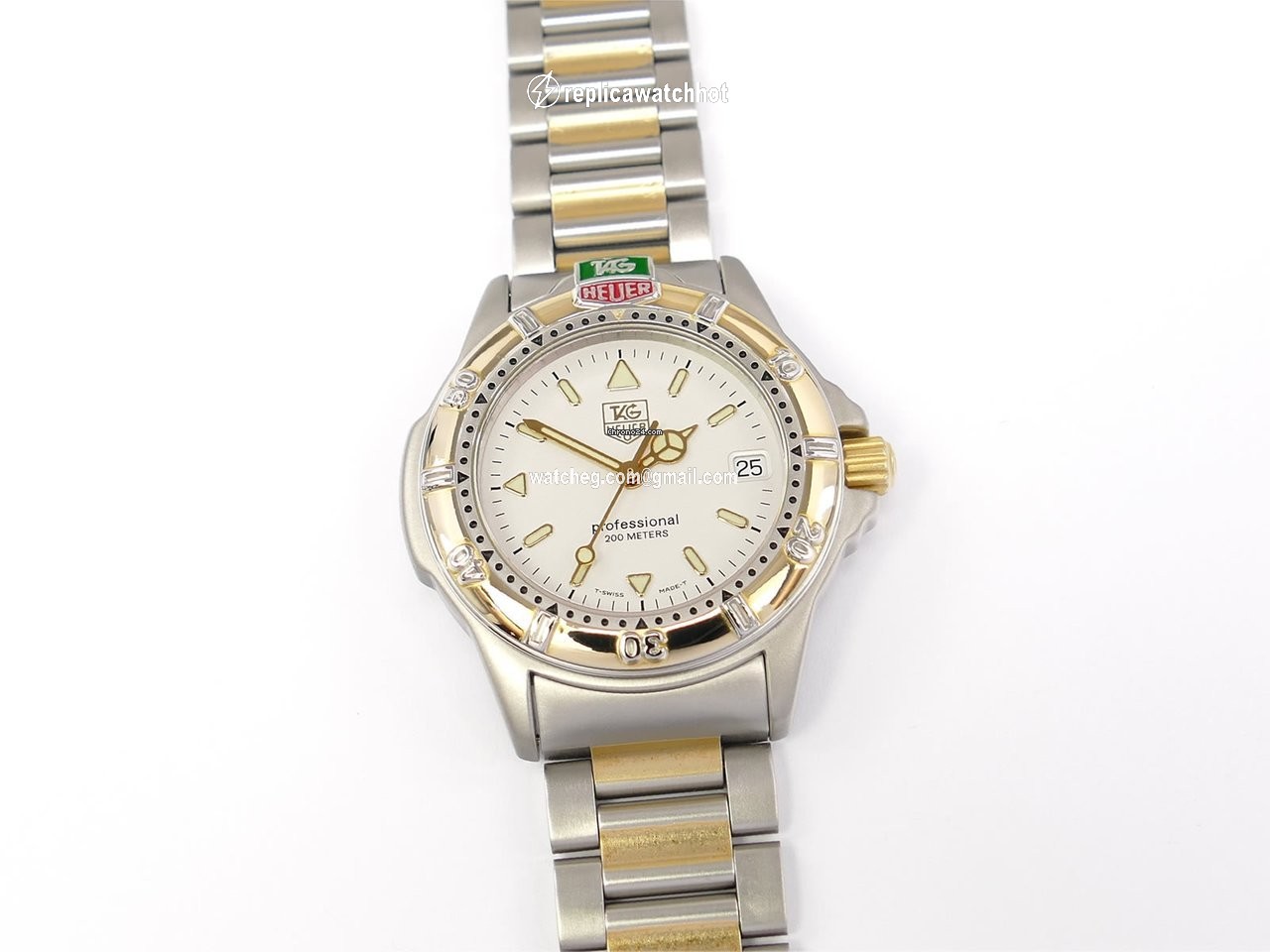 TAG Heuer Mens watch Unisex Quartz Gold Steel WF1220-K0