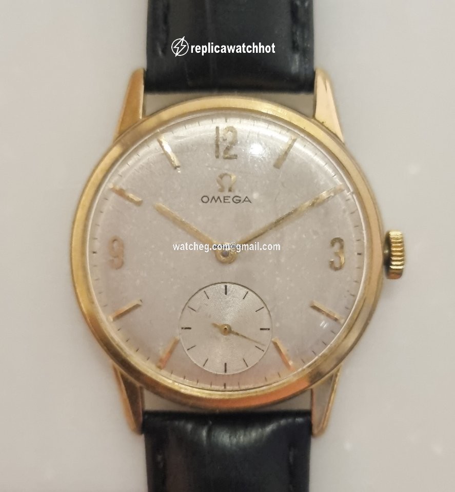 Omega Mens watch Unisex Manual winding Gold Steel 121.001-63