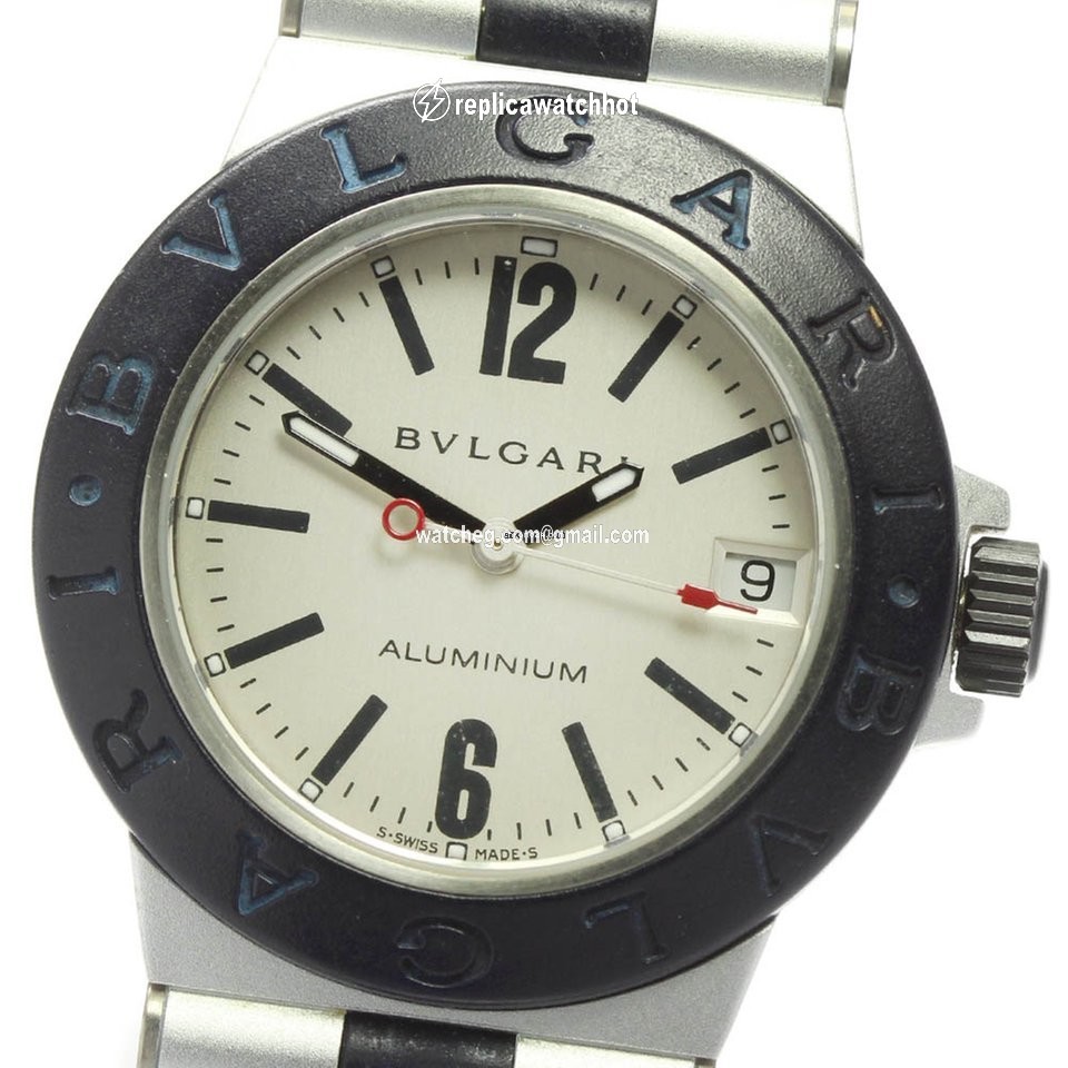 Bulgari Diagono Mens watch Unisex Quartz Aluminum AL32TA
