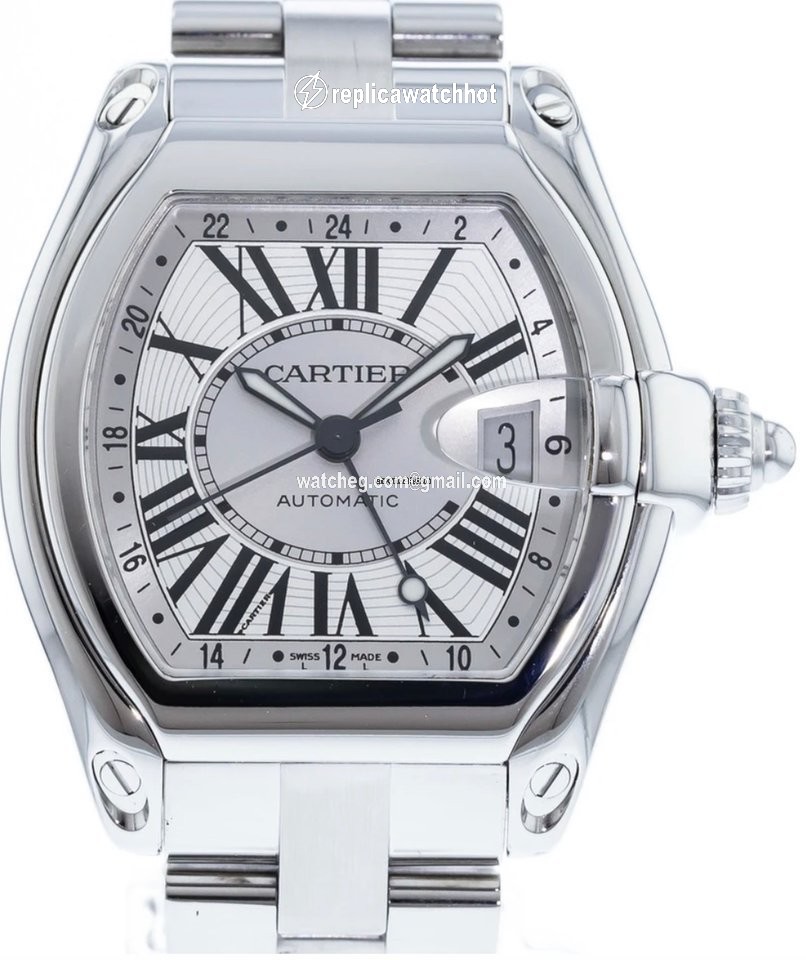 Cartier Roadster Mens watch Unisex Automatic Steel W62032X6