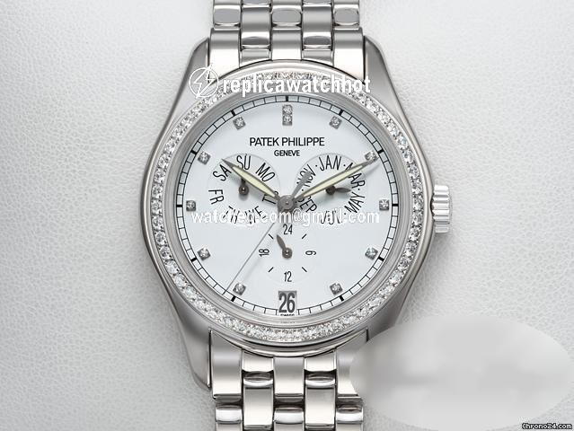 Patek Philippe Annual Calendar Mens watch Unisex Automatic White gold 5037