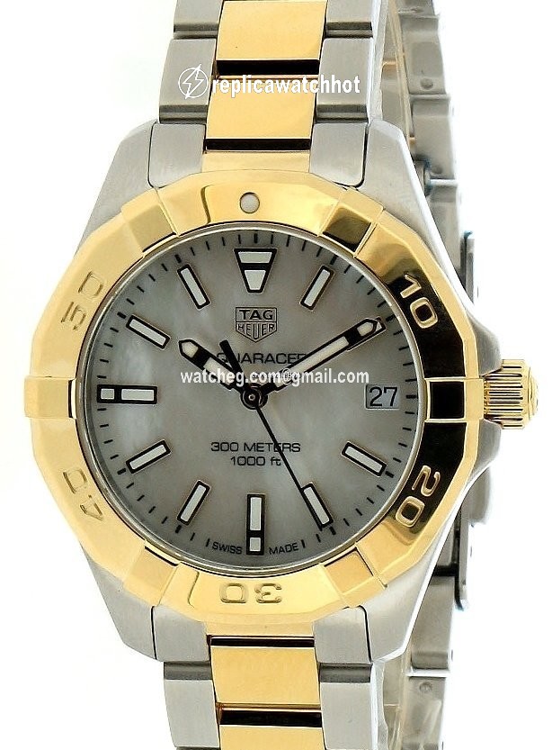 TAG Heuer Aquaracer Lady Womens watch Quartz Gold Steel WBD1320.BB0320