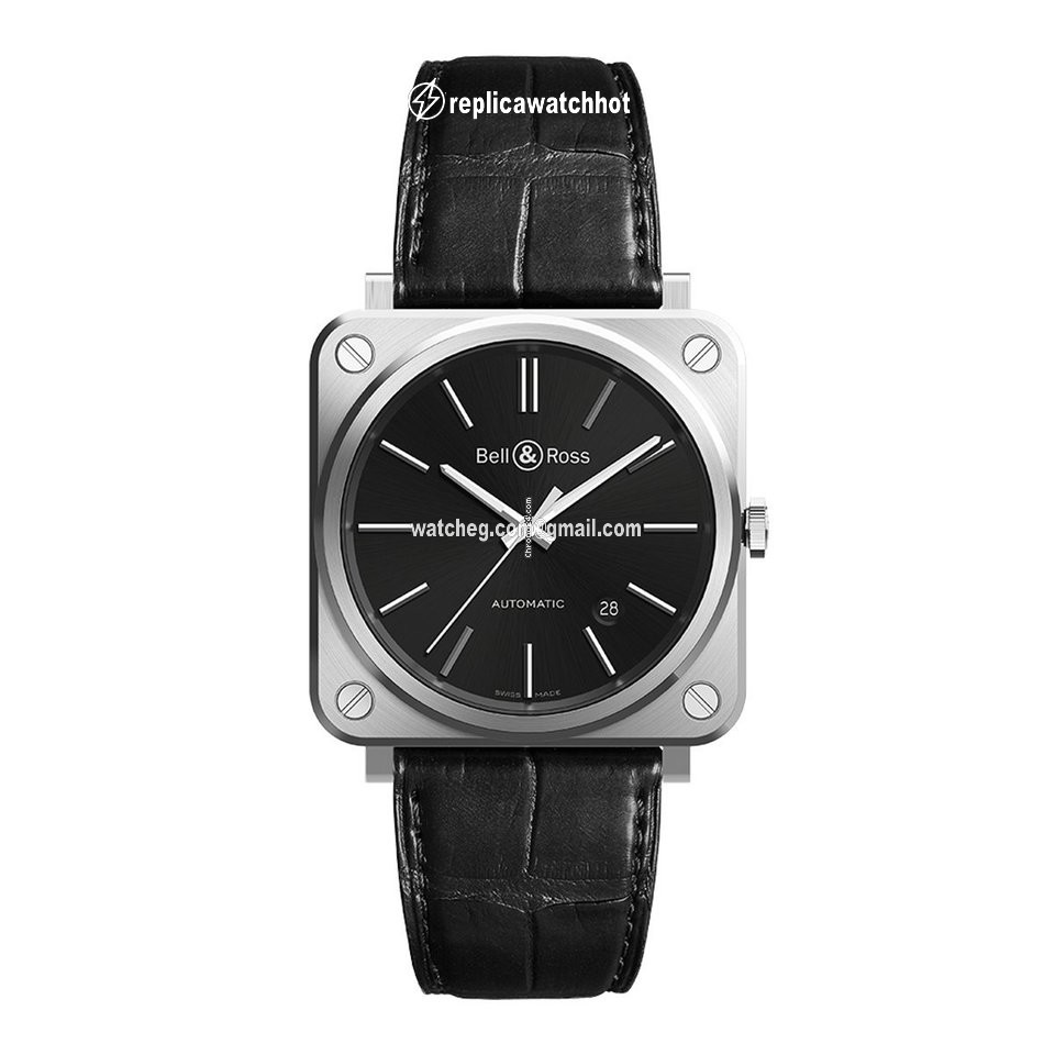 Bell & Ross BR S Automatic Steel BRS92.BLC.ST.SCR