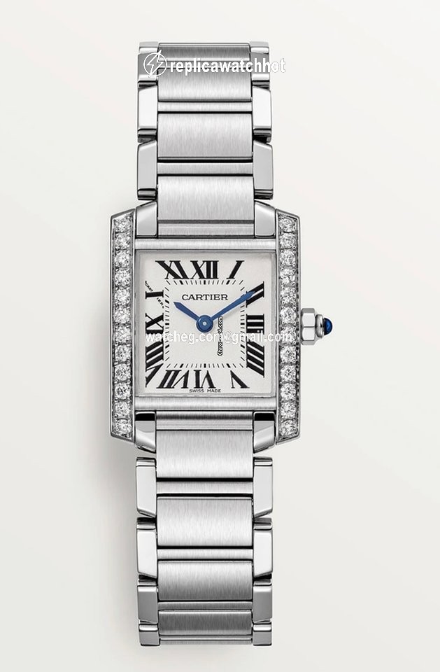 Cartier Tank Francaise Womens watch Quartz Steel W4TA0008
