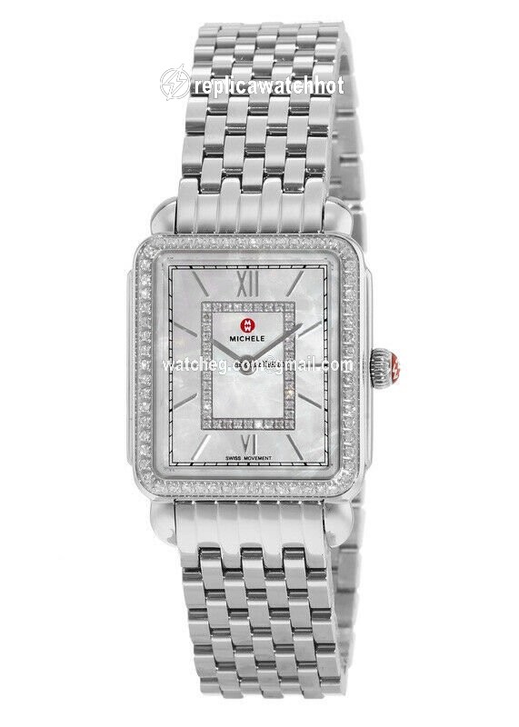 Michele Deco Womens watch Quartz Steel MWW06I000001